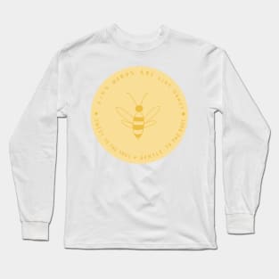 "kind words are like honey" proverbs 16:24 Long Sleeve T-Shirt